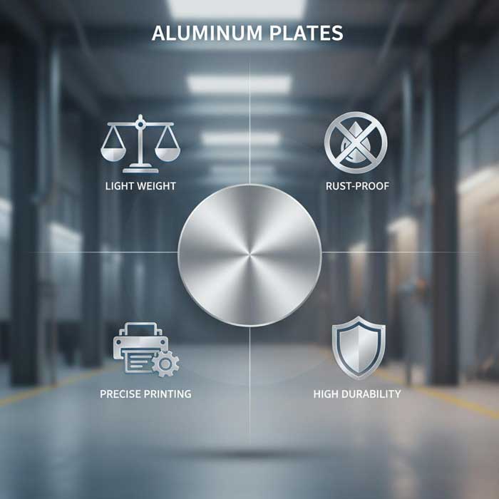 مزایای پلاک آلومنیومی